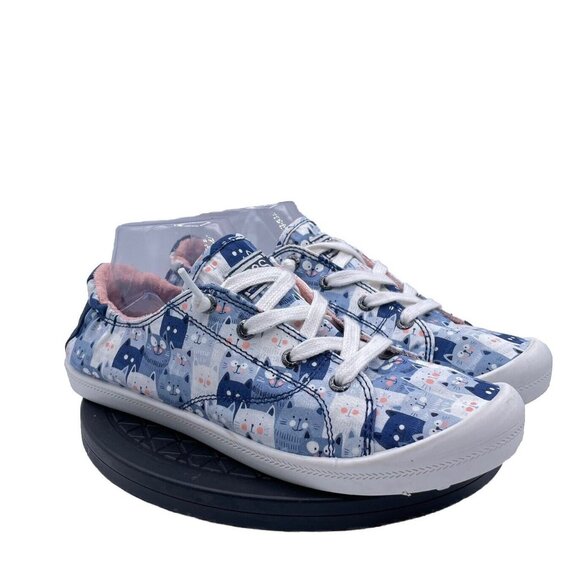 BOBS from Skechers Shoes - Skechers BOBS for Cats BOBS Beach Bingo - Kitty Concert shoe Womens Size 9